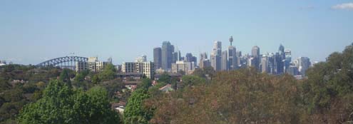 View of Sydney from St Leonards office View of Sydney from St Leonards office